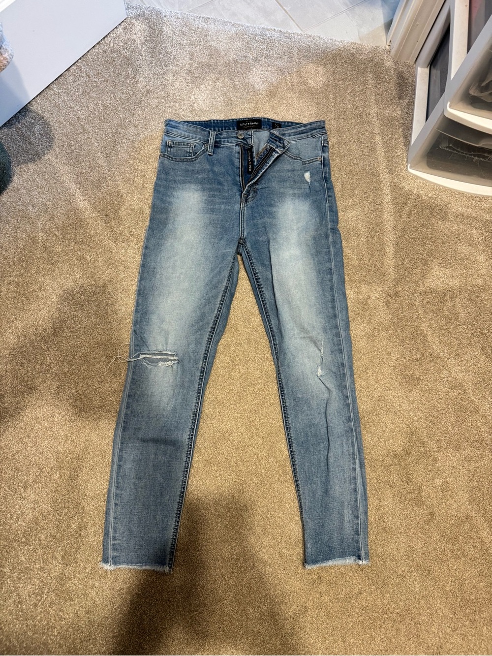 Lucky Brand Women's Skinny Jeans in Light Blue Wash